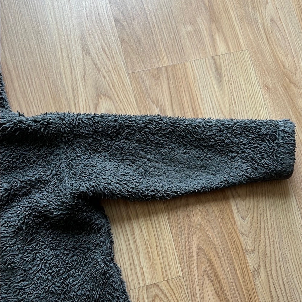 Patagonia Gray and Cream Fleece Fox Jacket Baby Furry Friends Hoody - Picture 9 of 10